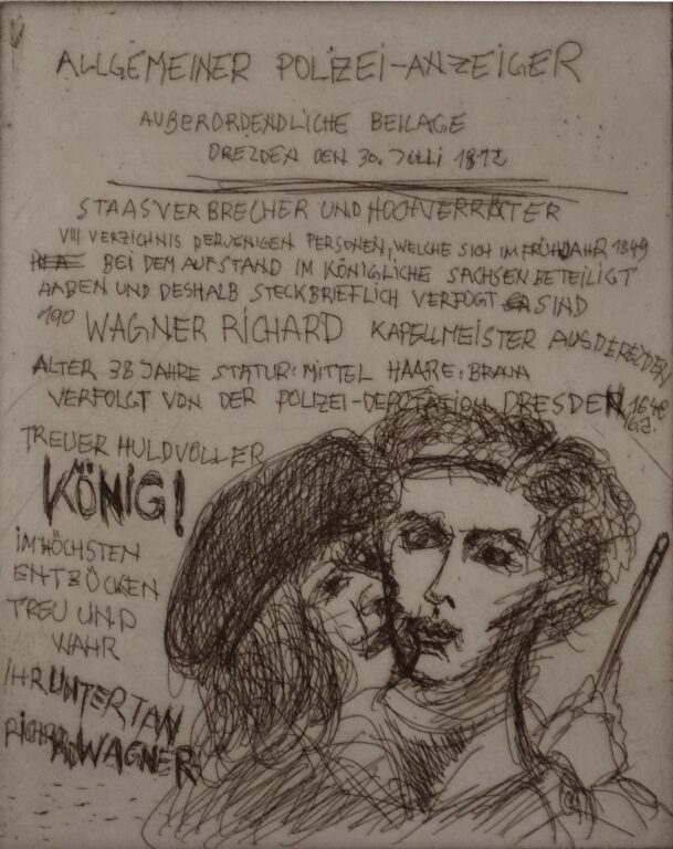 Wagner und SEIN König - Alfred Hrdlicka 