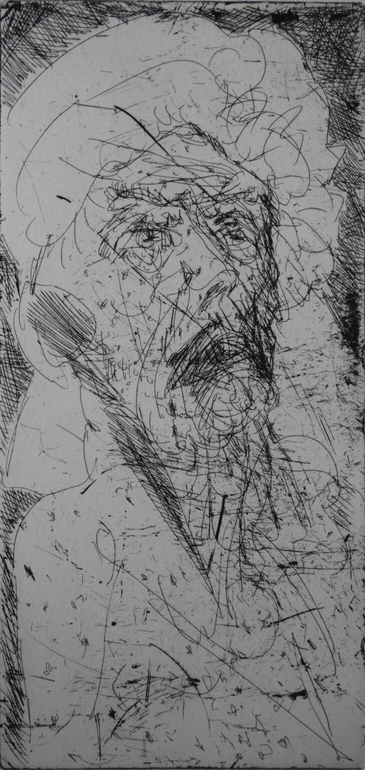Marat als Schmerzensmann, 13. Juli 1793 WVZ 1073 - Alfred Hrdlicka 