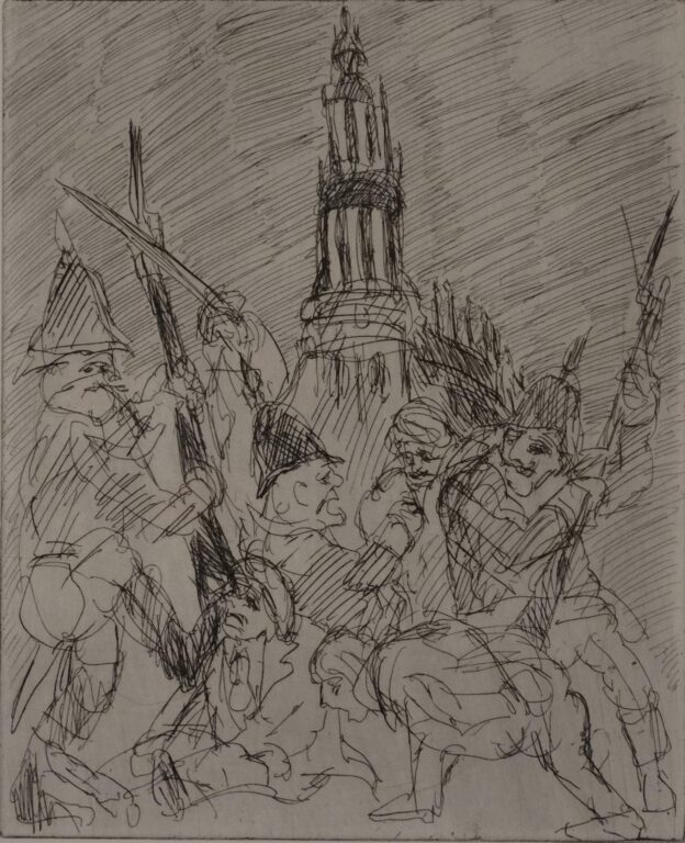 Das Ende der Revolution in Dresden - Alfred Hrdlicka 