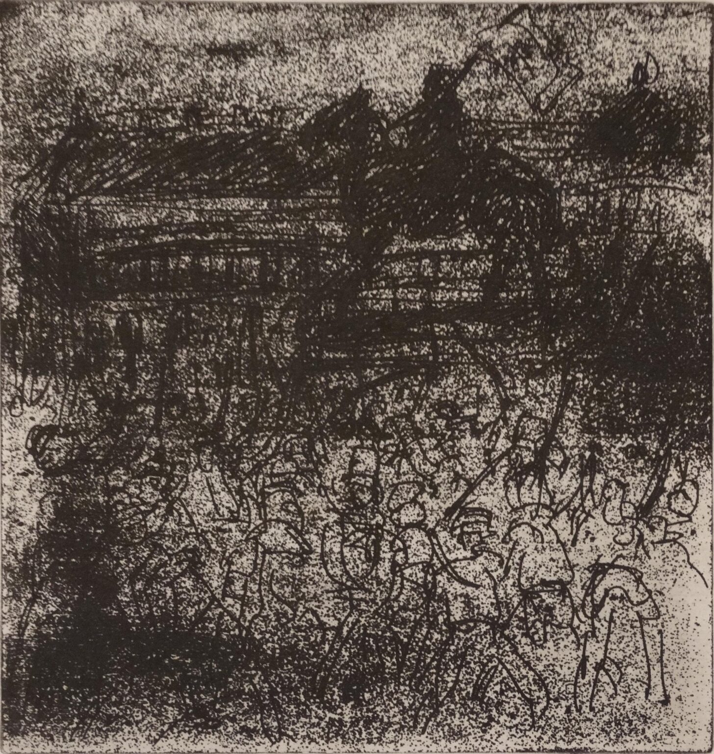 Kundgebung auf dem Josephplatz in Wien nach Aufhebung der Zensur 14.M&auml;rz 1848 - Alfred Hrdlicka 