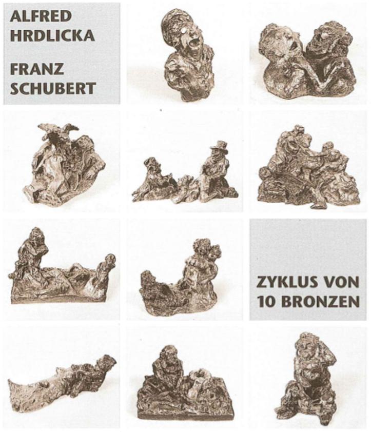 Schubert, Zyklus von 10 Bronzen - Alfred Hrdlicka teamspring ImportFile size: medium (842 x 723 px)