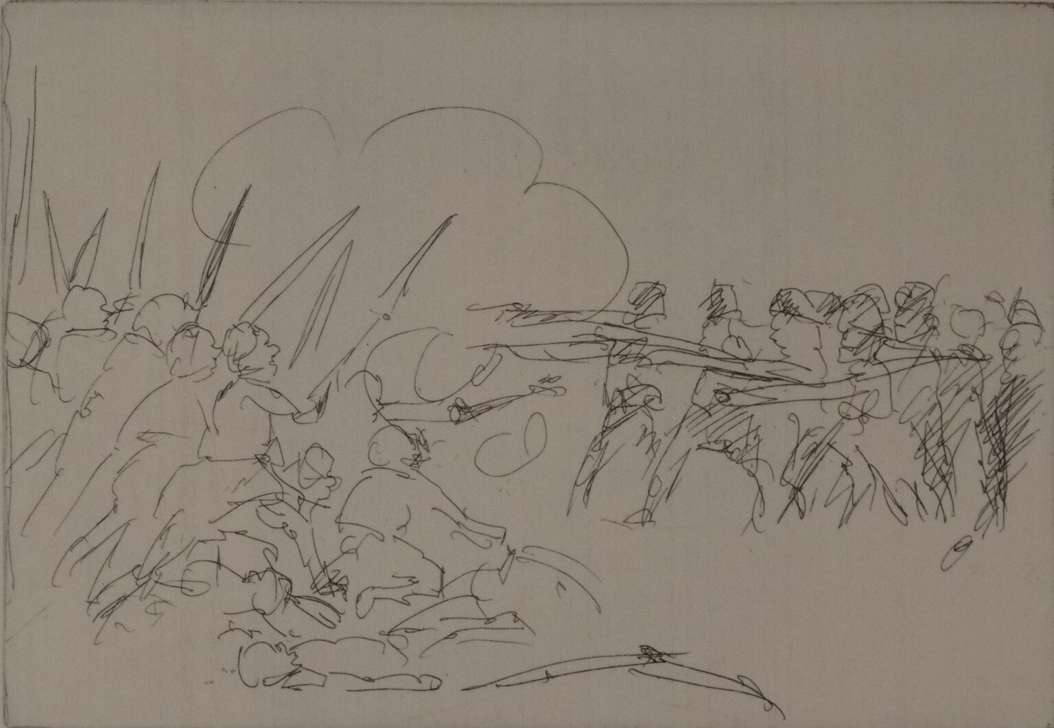 Aufst&auml;ndische gegen die Armee (Polen) - Alfred Hrdlicka 
