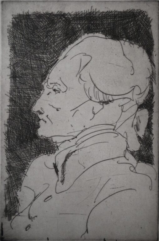 Robespierre als Abgeordneter 1789 WVZ 1052 - Alfred Hrdlicka 