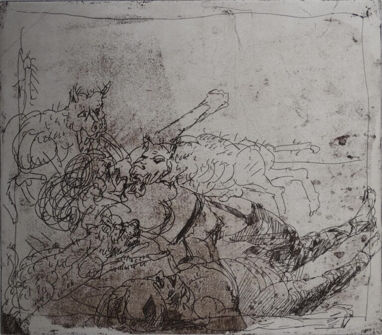 Penthesilea III WVZ 1110 - Alfred Hrdlicka 