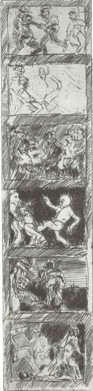 Die Zuhälterversion II WVZ 897 - Alfred Hrdlicka 