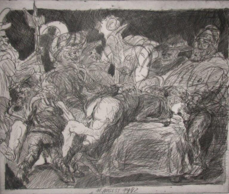 11. AUGUST 1492 - Alfred Hrdlicka teamspring ImportFile size: medium (725 x 855 px)