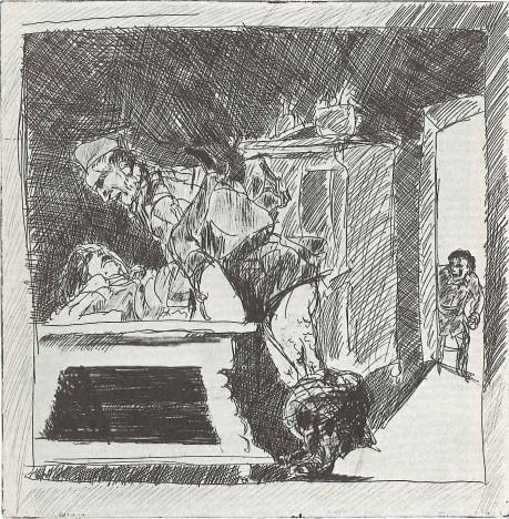 Mama auf dem K&uuml;chentisch WVZ 875 - Alfred Hrdlicka 