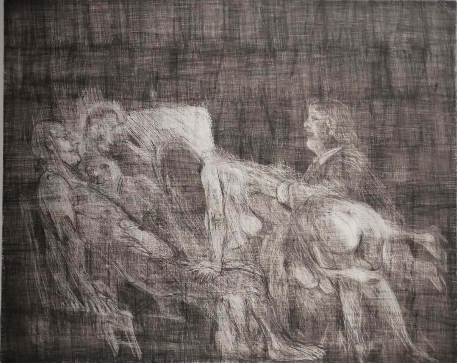 Der Besuch II WVZ 306 - Alfred Hrdlicka 