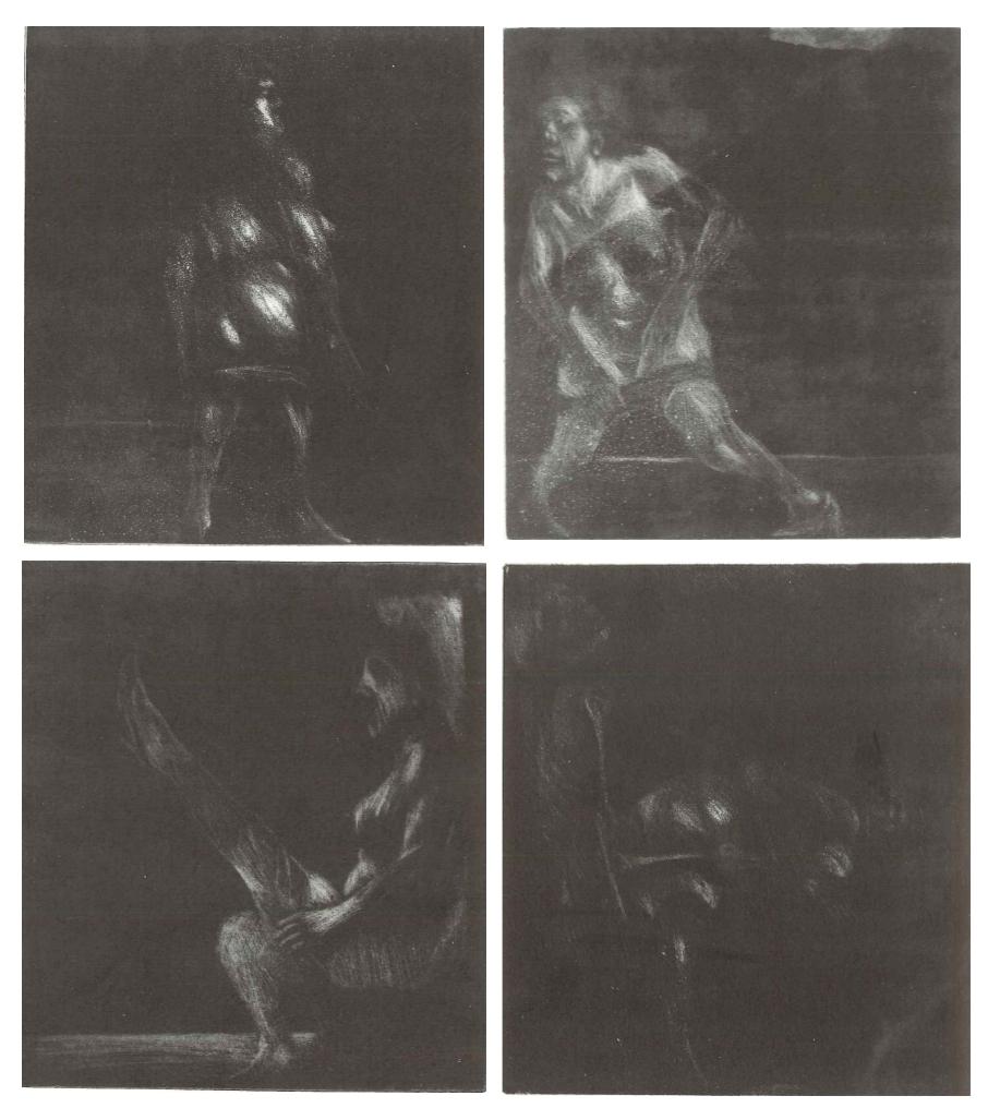 Mary &ndash; Striptease in Soho WVZ 270 &ndash; 273 - Alfred Hrdlicka 