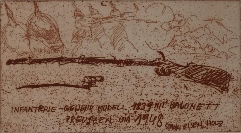 Infanterie-Gewehr Modell 1839 mi Bajonett – Preußen um 1848 - Alfred Hrdlicka 