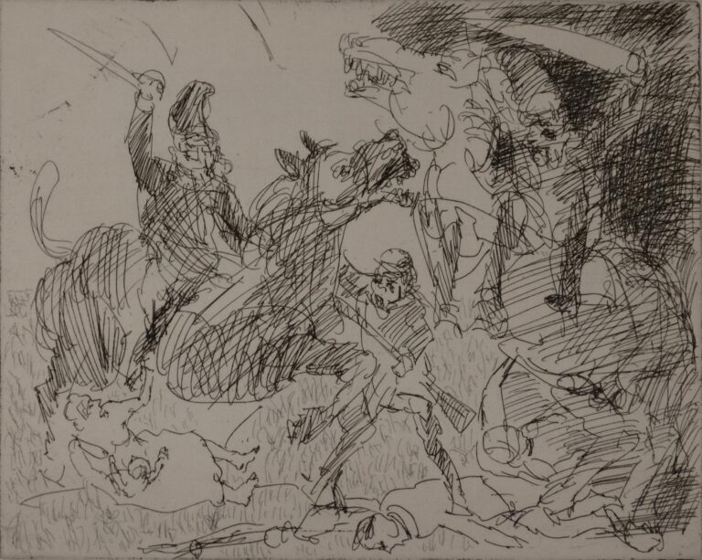 Massaker auf der Jesuitenwiese – 23. August 1848 - Alfred Hrdlicka 