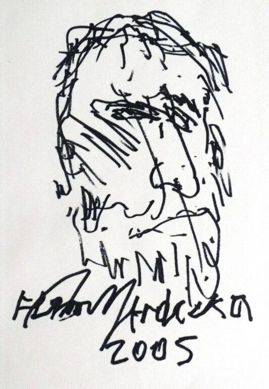 Porträt Bernhard Heisig - Alfred Hrdlicka 