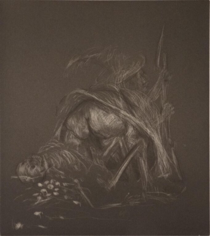 Die Barrikadenbraut und der Tod - Alfred Hrdlicka 