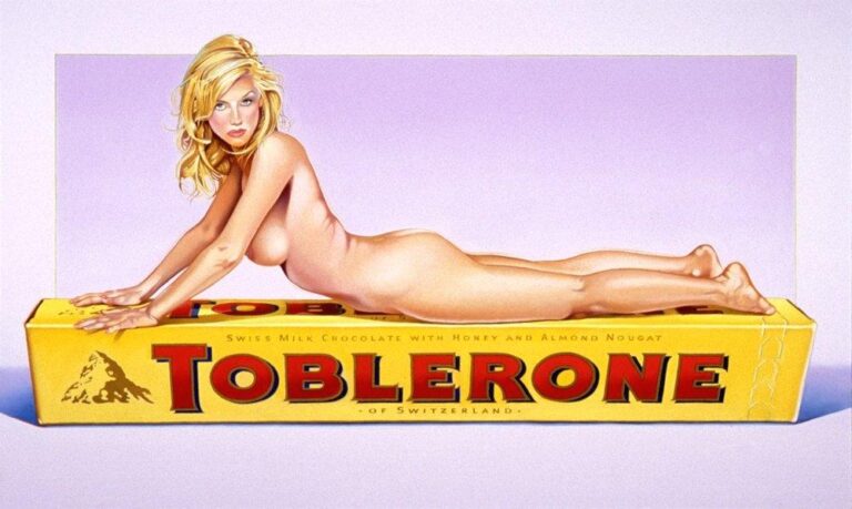 Toblerone Tess - Mel Ramos teamspring ImportFile size: medium (598 x 1000 px)