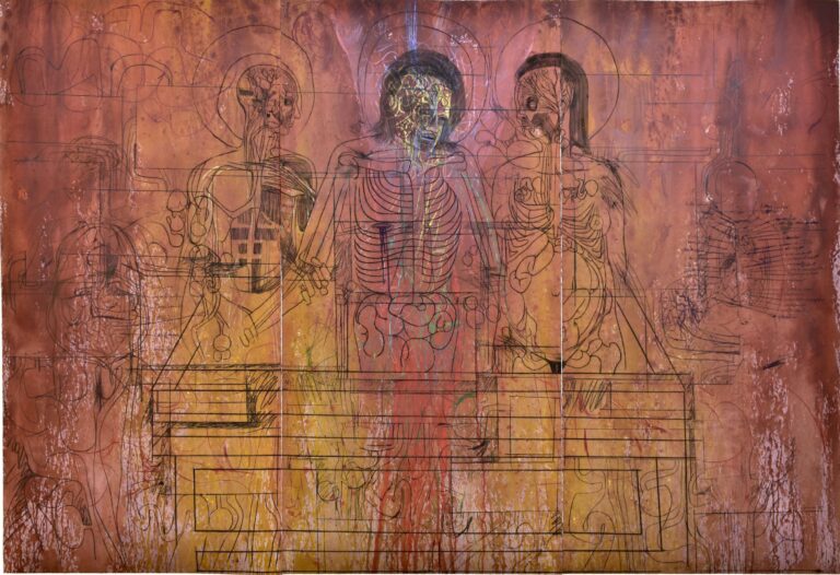 Grablegung, Triptychon #12 - Hermann Nitsch 