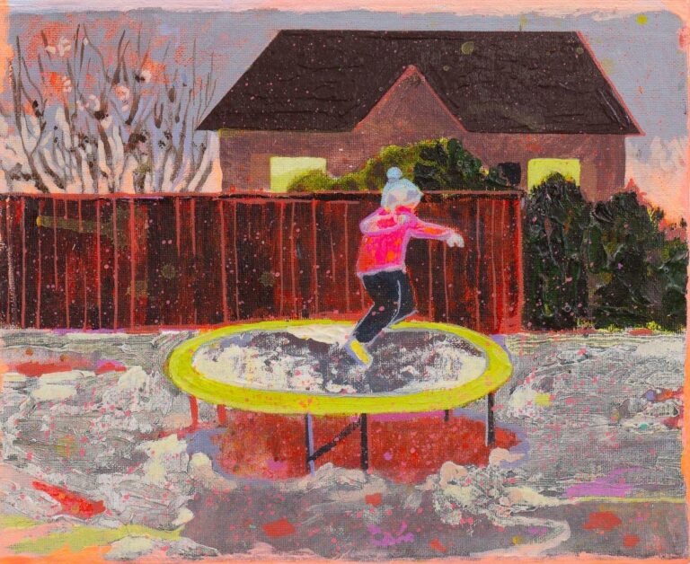 Trampolin (Girl with blue hat) - Tina Dobrajc 