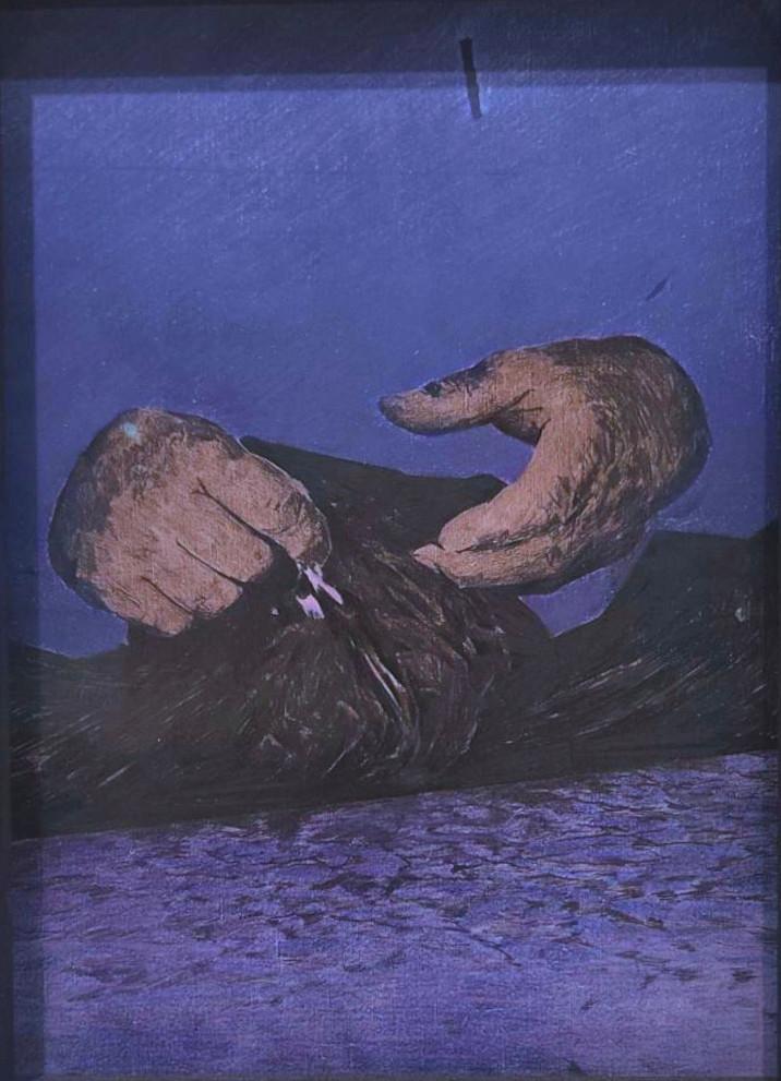 A familiar gesture (Inner Lining) - Helena Tahir 