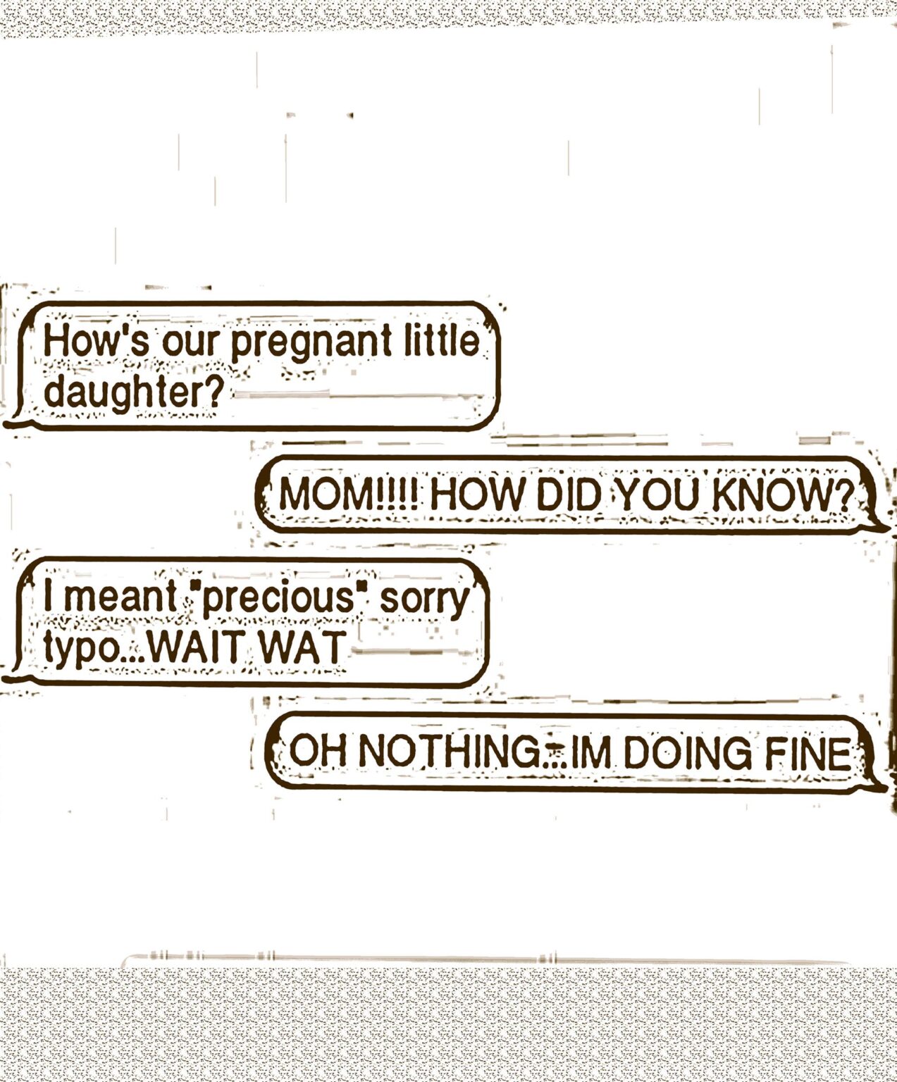 How&rsquo;s our pregnant little daughter ? - Daniele Buetti 
