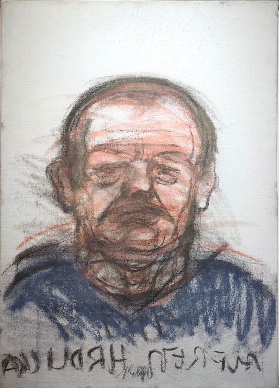 Selbstportrait - Alfred Hrdlicka 