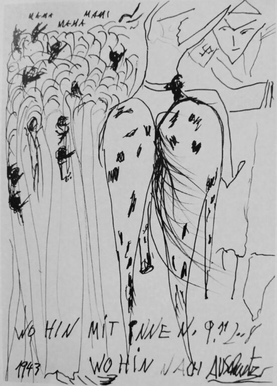 Mama, Mama, mama. Wohin mit ihnen? 1943. Wohin? Nach Auschwitz. - Ceija Stojka 