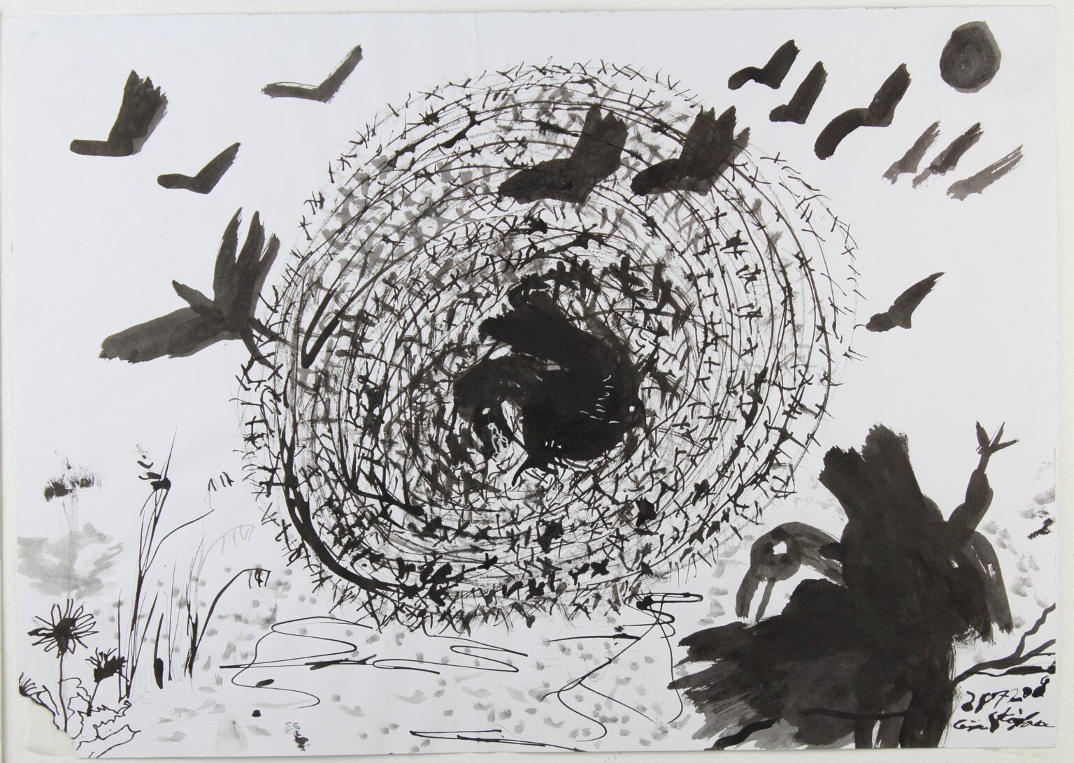 Ohne Titel - Ceija Stojka Diego Esteban Castellano Cano