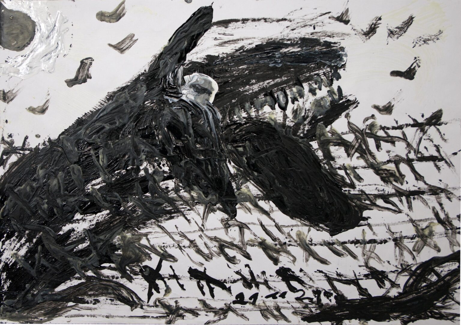 Die Angst war groß hinter dem Stacheldrahtzaun im K.Z. Auschwitz - Ceija Stojka Galerie Kai Dikhas und Künstlerin, Diego Esteban Castellano Cano