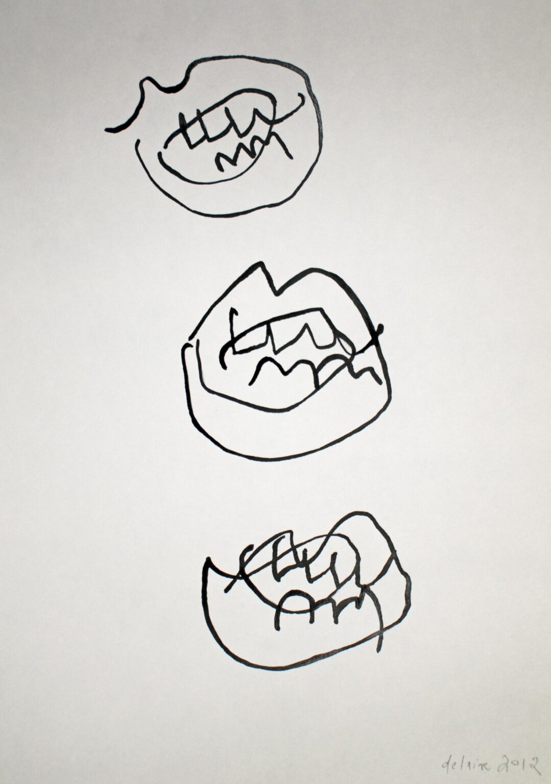 Mui, Tryptichon II/III - Delaine Le Bas 