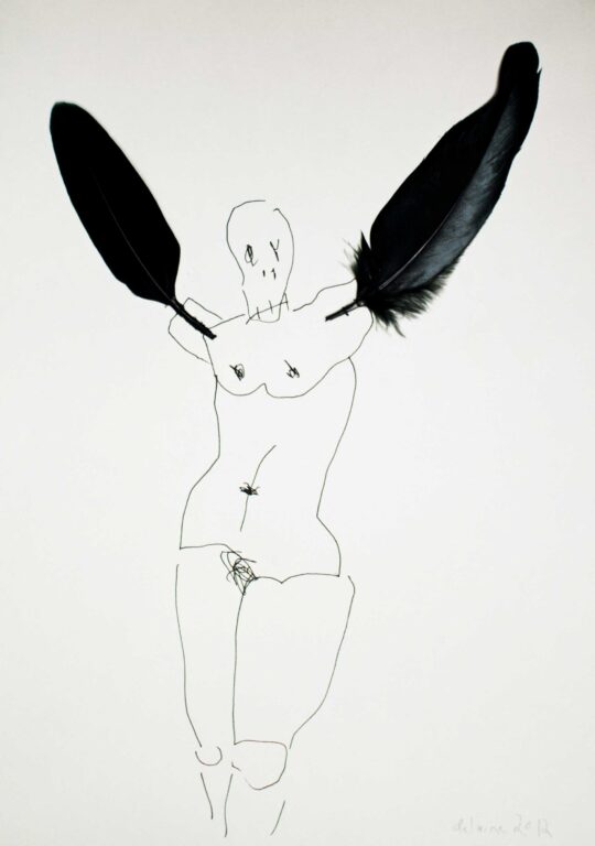 To fly As Birds Series II, Tryptichon III/III - Delaine Le Bas 