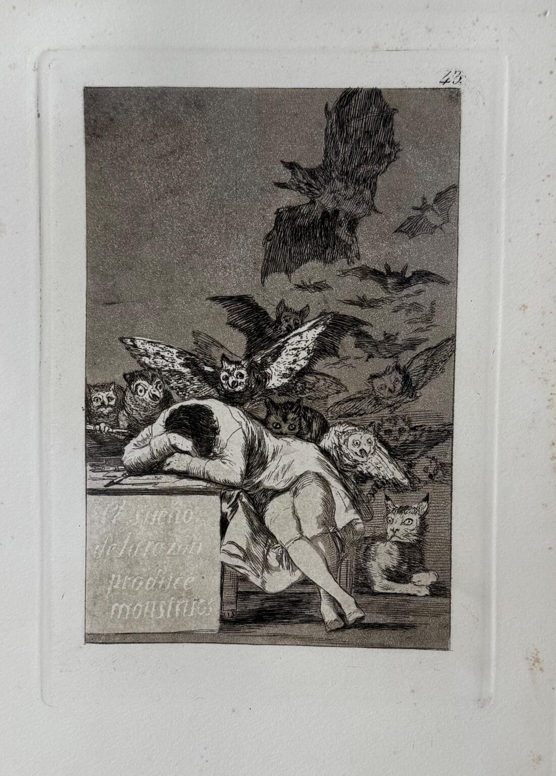 Der Schlaf der Vernunft gebiert Ungeheuer - Francisco de Goya 
