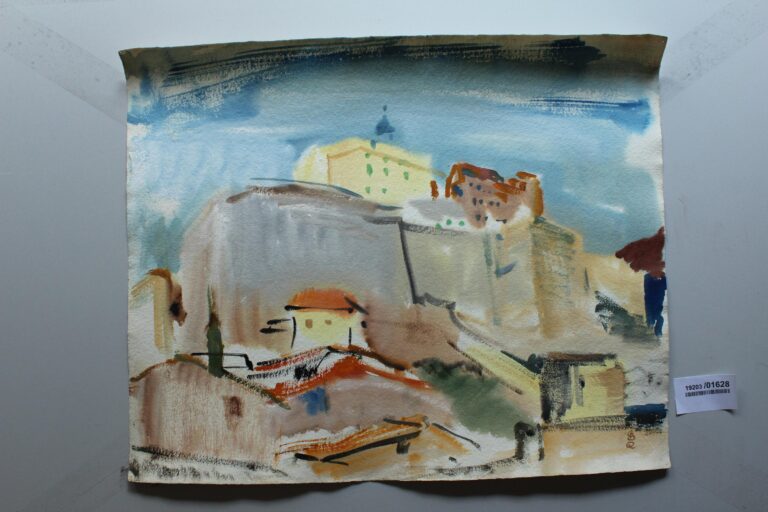 Die Oberstadt in Calvi (Korsika) - Gerd Baukhage 