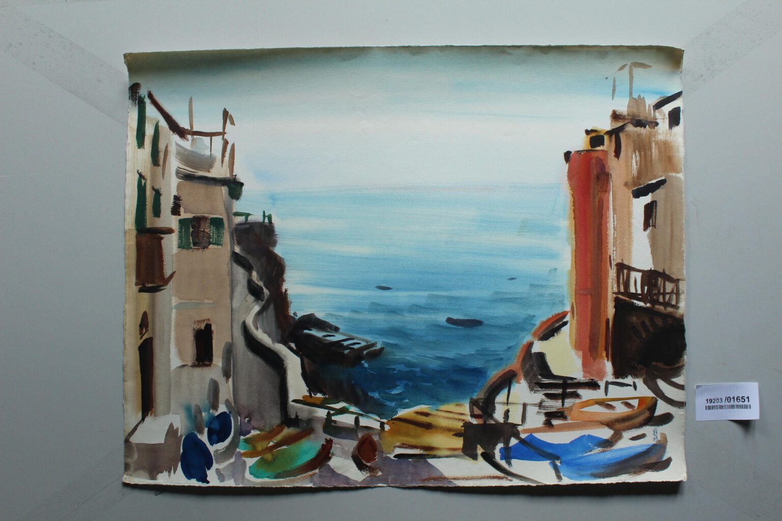 Blick auf den Filzenhafen? von Riomaggiore - Gerd Baukhage 