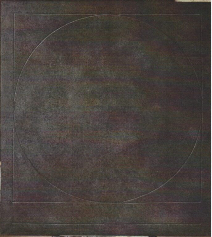 Kreis und Gerade, Triptychon a - Gerd Baukhage 