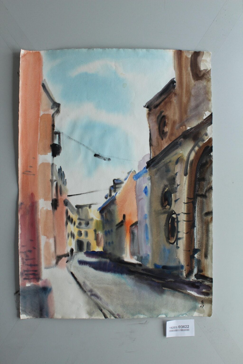 Gasse an Lyskirchen - Gerd Baukhage 