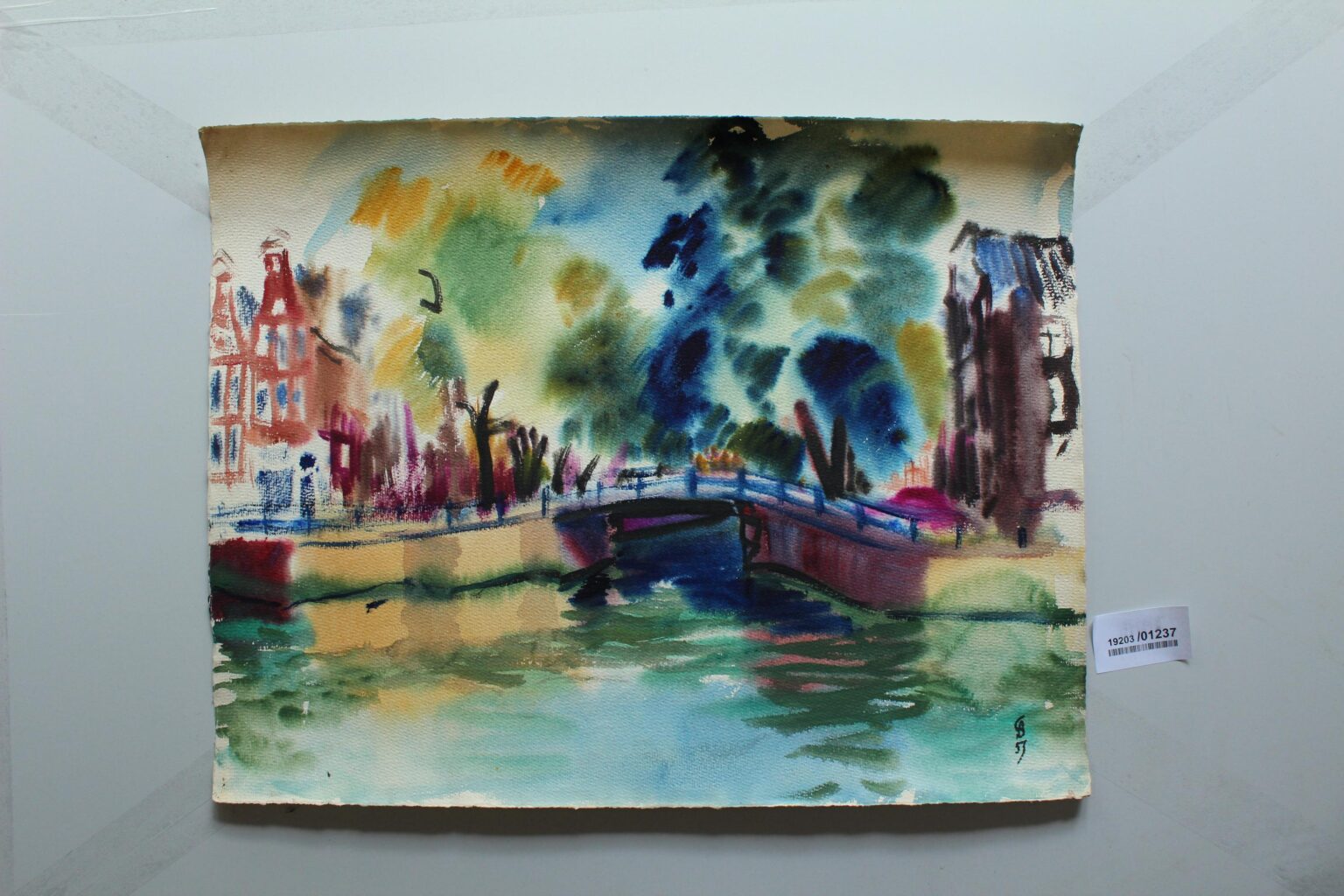 Blick an der ?Leichten Gracht in Amsterdam - Gerd Baukhage 