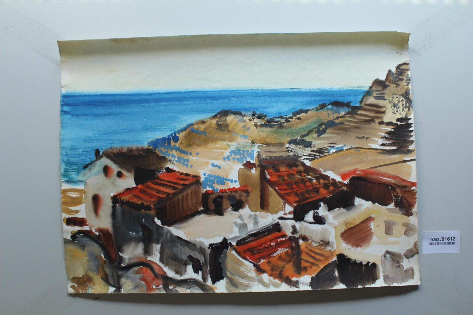 Blick von S. Antonio auf das Meer (Korsika) - Gerd Baukhage 
