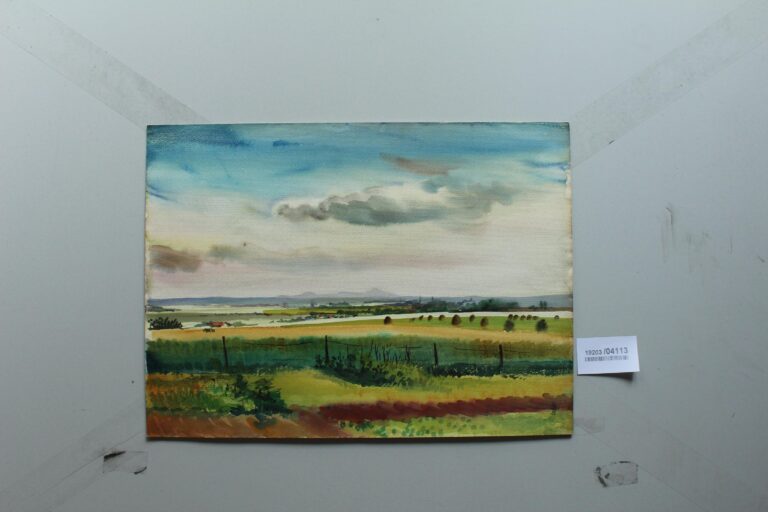 rhein. Landschaft mit dem Siebengebirge - Gerd Baukhage 