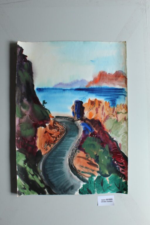 Straßenkehre in der Calaugne (Korsika) - Gerd Baukhage 