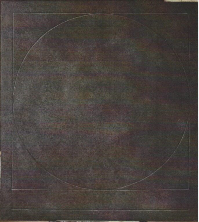 Kreis und Gerade, Triptychon a - Gerd Baukhage 