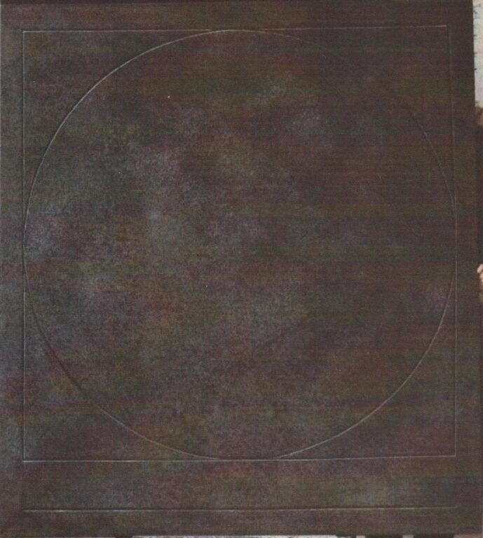 Kreis und Gerade, Triptychon c - Gerd Baukhage 