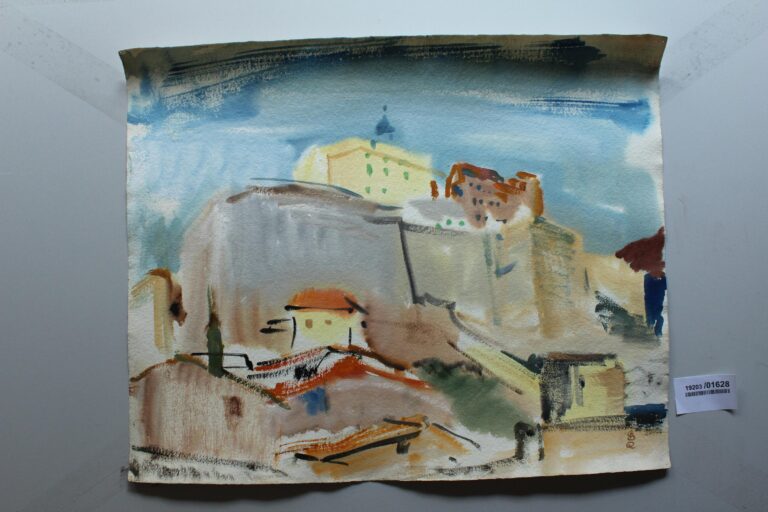 Die Oberstadt in Calvi (Korsika) - Gerd Baukhage 