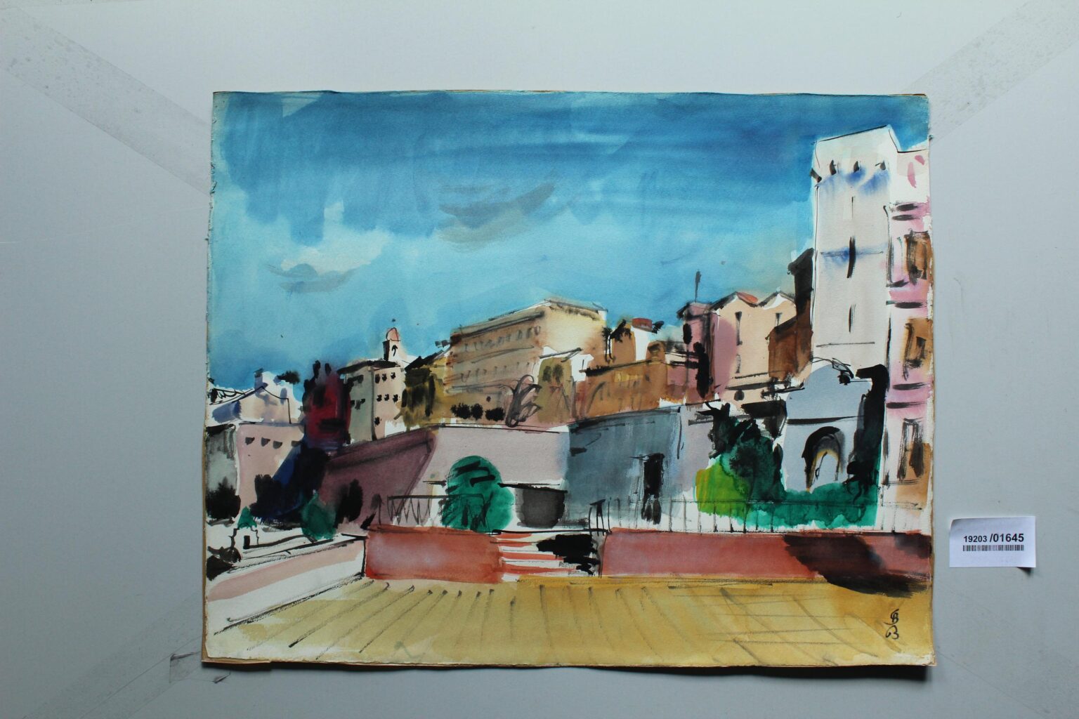 Platz in Caligari (Sardinien) - Gerd Baukhage 