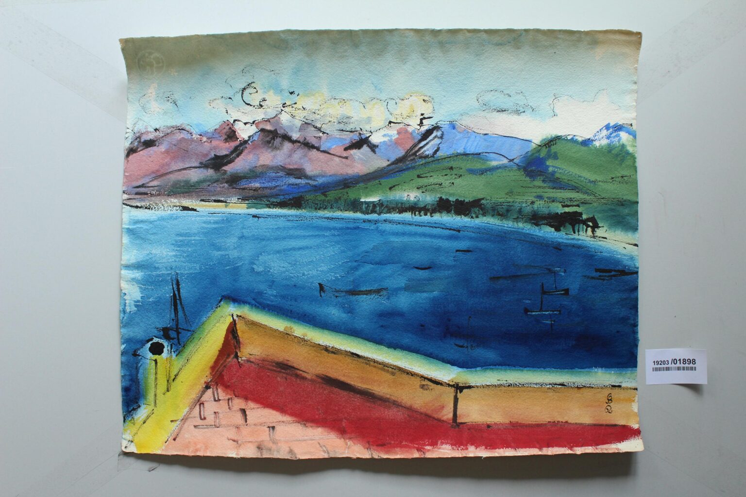 Terrasse mit Golf von Calvi - Gerd Baukhage 