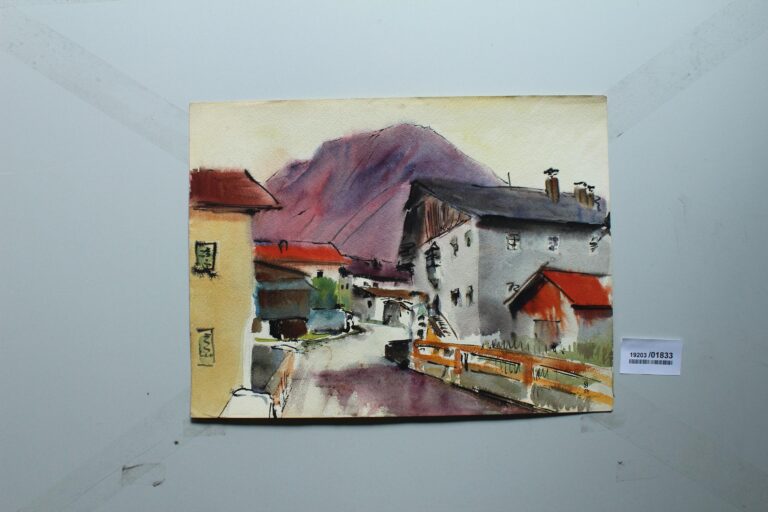 Kössler Haus in Stuben mit Bachbrücke - Gerd Baukhage 