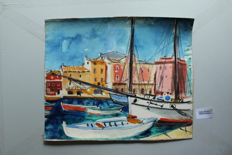 Boote im Hafen von Malcesine - Gerd Baukhage 