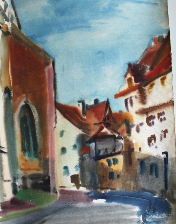 Gasse in Kaufbeuren - Gerd Baukhage 