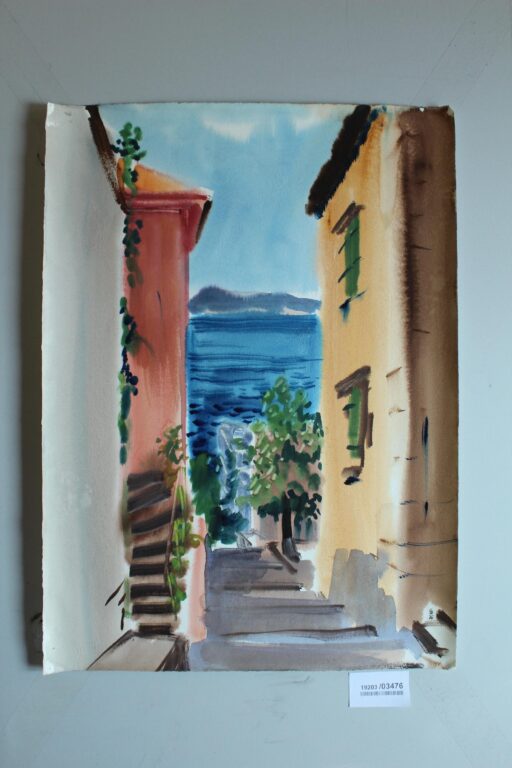 Gasse in Brela (Dalmatien) - Gerd Baukhage 