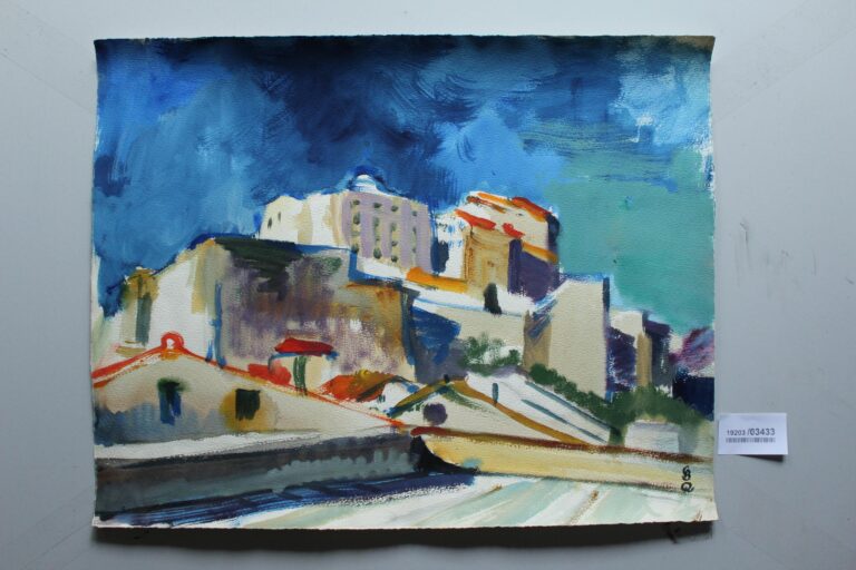 Die Oberstadt in Calvi (Korsika) - Gerd Baukhage 