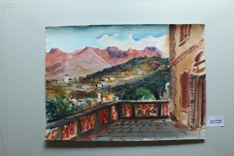 Terrasse in Occiglioni (Korsika) - Gerd Baukhage 