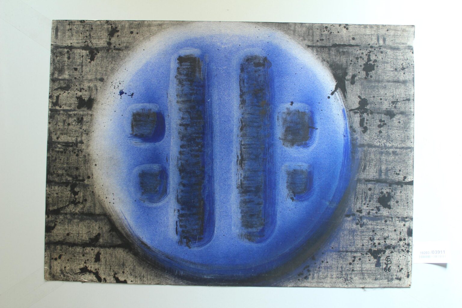 blaue Scheibe - Gerd Baukhage 