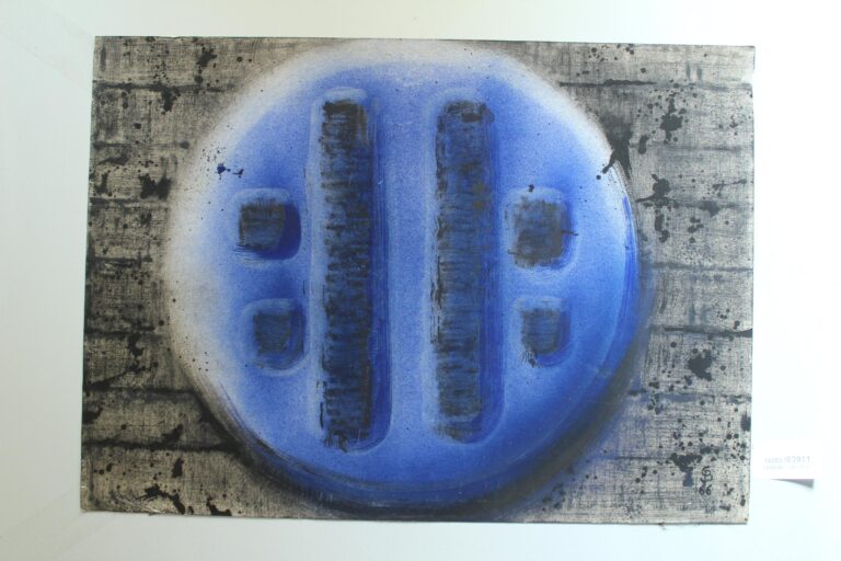blaue Scheibe - Gerd Baukhage 